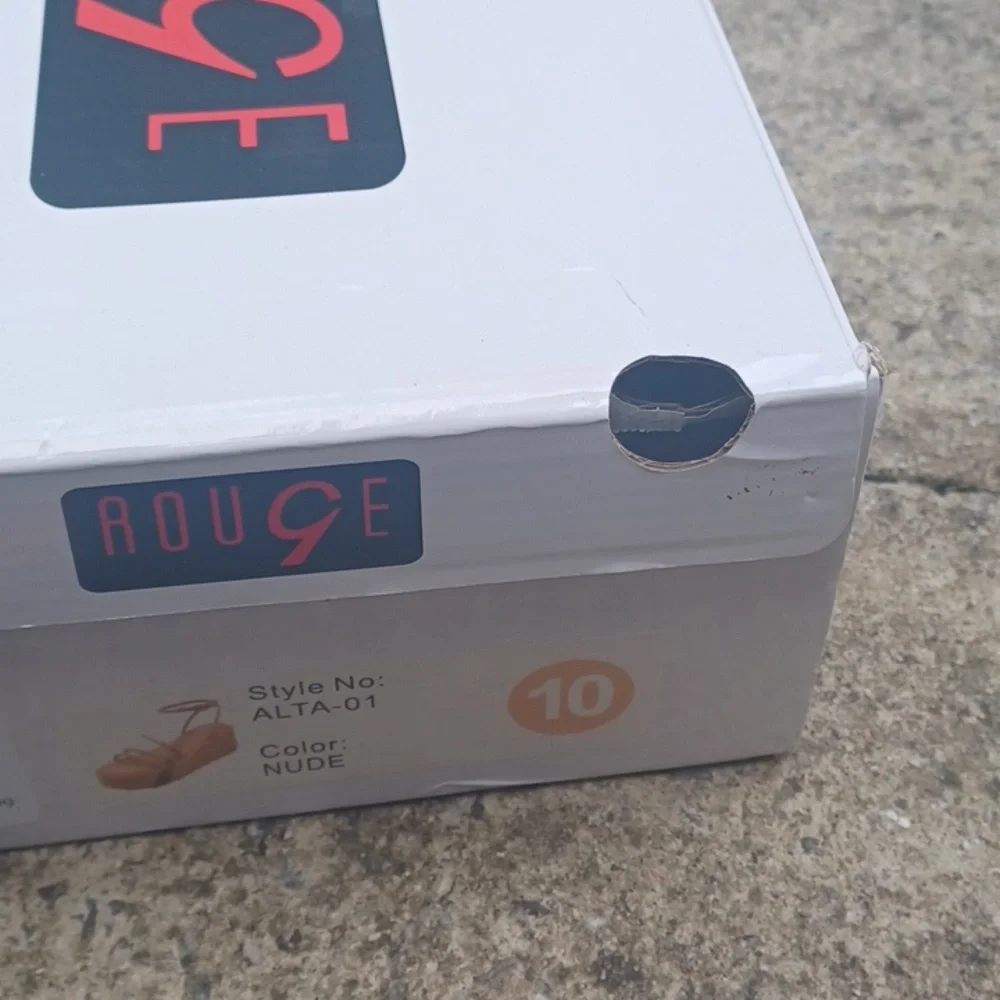Rouge Nude Platforms With Box - Picture 2 of 3